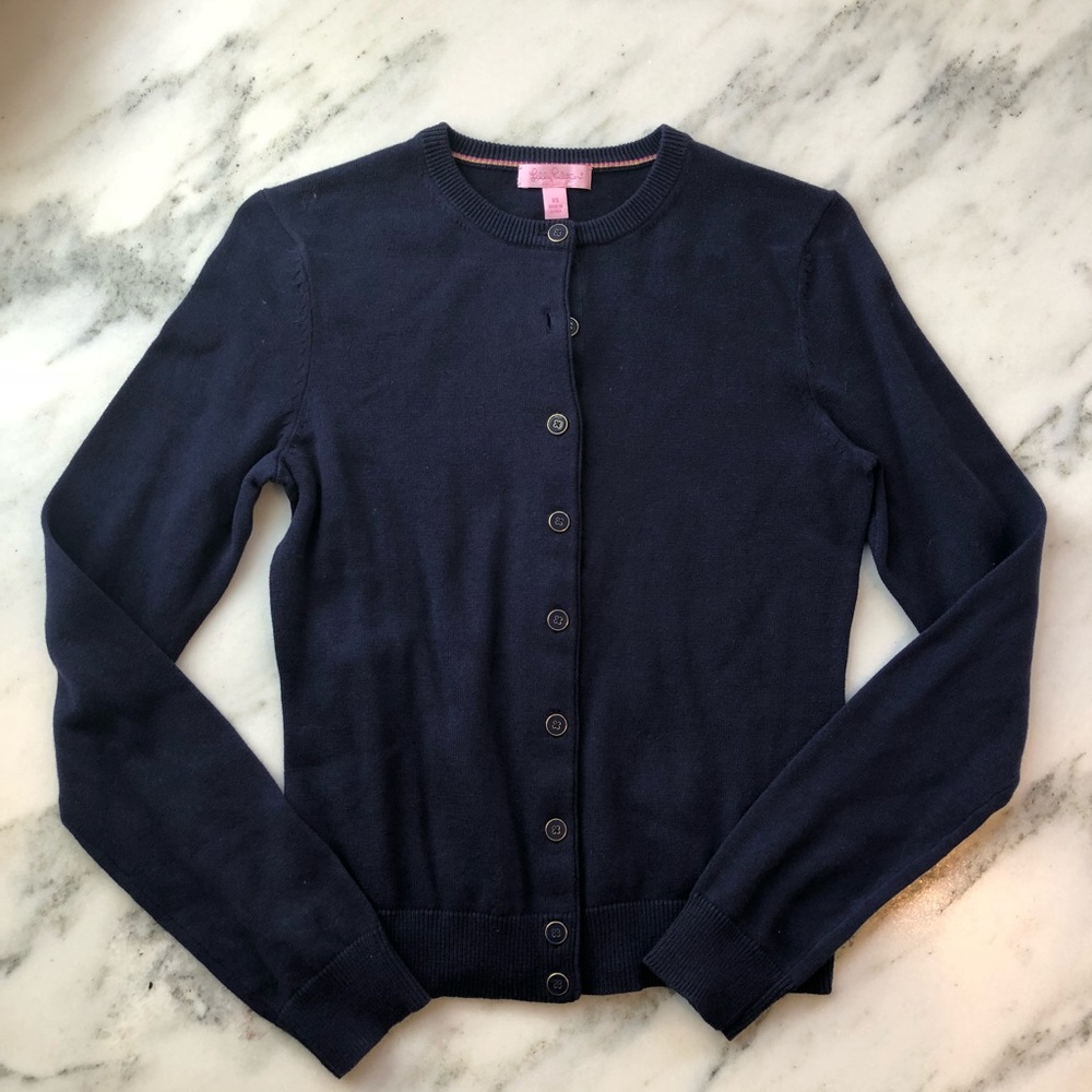 Lilly Pulitzer Navy Cardigan